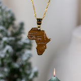 Africa Map Necklace Bundle