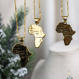 Africa Map Necklace Bundle