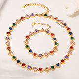 Harmony Crystal Heart - Necklace