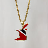 Trinidad and Tobago in Colour Necklace