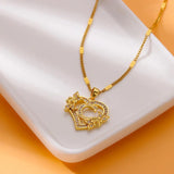 Zara Heart Initial Necklaces