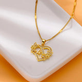 Zara Heart Initial Necklaces