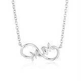 Mum Infinity Necklace -  Sterling Silver